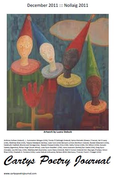Cartys Poetry Journal - Issue VIII - December 2011